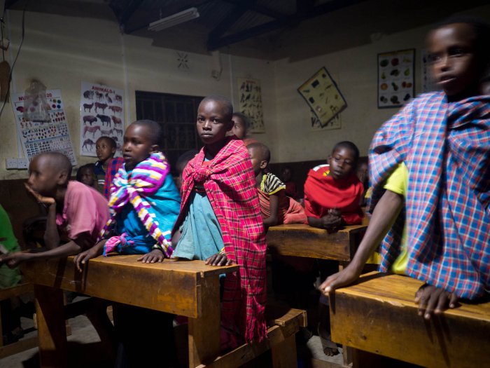 Lchekutis, los niños pastores masai